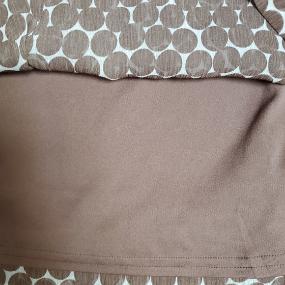 BCX Ruffled tank with attached cami - Picture 5 of 9